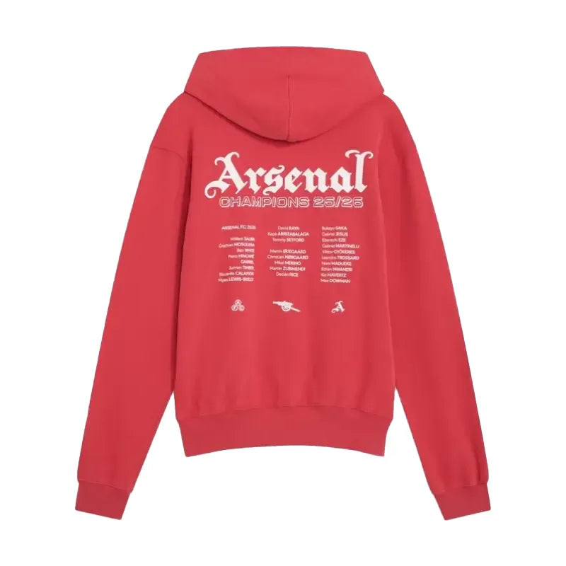 Arsenal Champions Squad 25/26 Hoodie