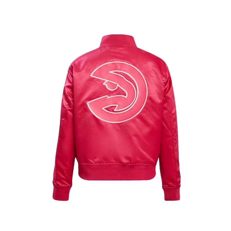 Atlanta Hawks Triple Pink Varsity Jacket