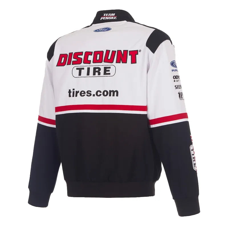 Austin Cindric JH Design 2026 tTire Full-Snap Twill Racing Jacket