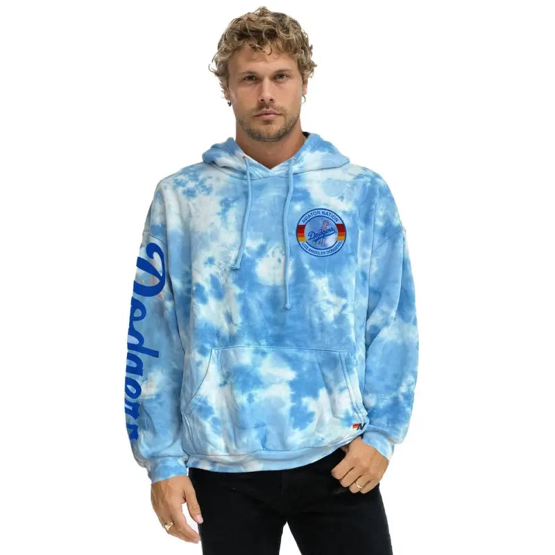 Aviator Nation Los Angeles Dodgers Hand Dyed Hoodie