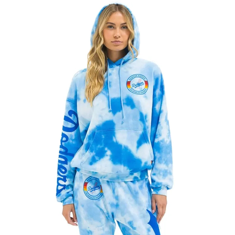 Aviator Nation Los Angeles Dodgers Hand Dyed Hoodie