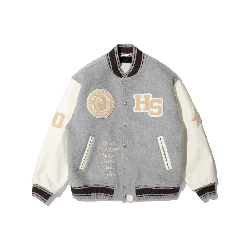 BAPE X HIGHSNOBIETY Varsity Jacket