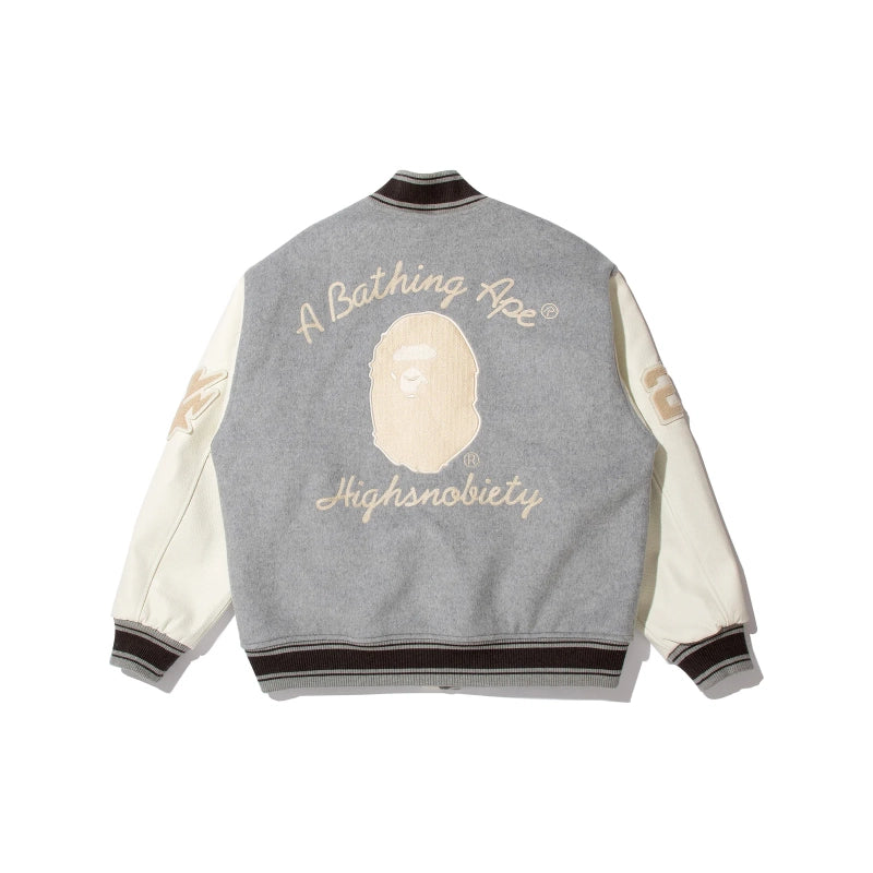 BAPE X HIGHSNOBIETY Varsity Jacket