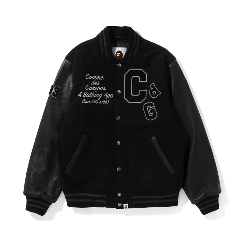 BAPE x Comme des Garcons Osaka Exclusive Varsity Jacket