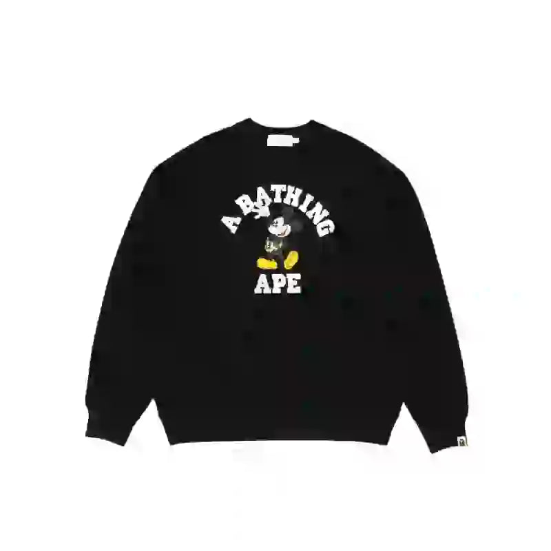 BAPE x Disney Mickey Mouse Crewneck Sweatshirt