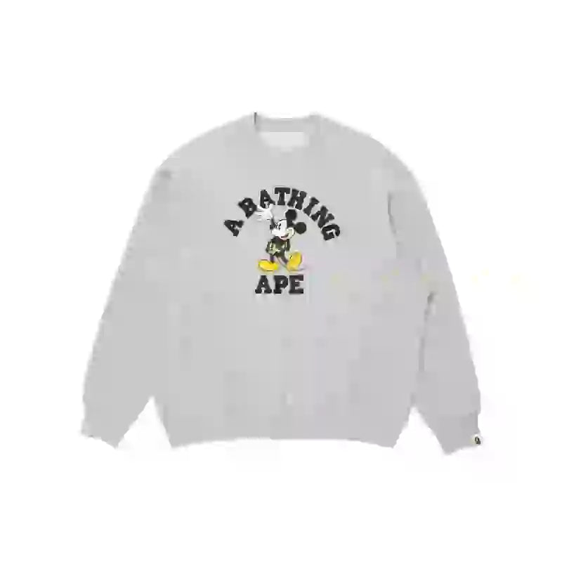 BAPE x Disney Mickey Mouse Crewneck Sweatshirt