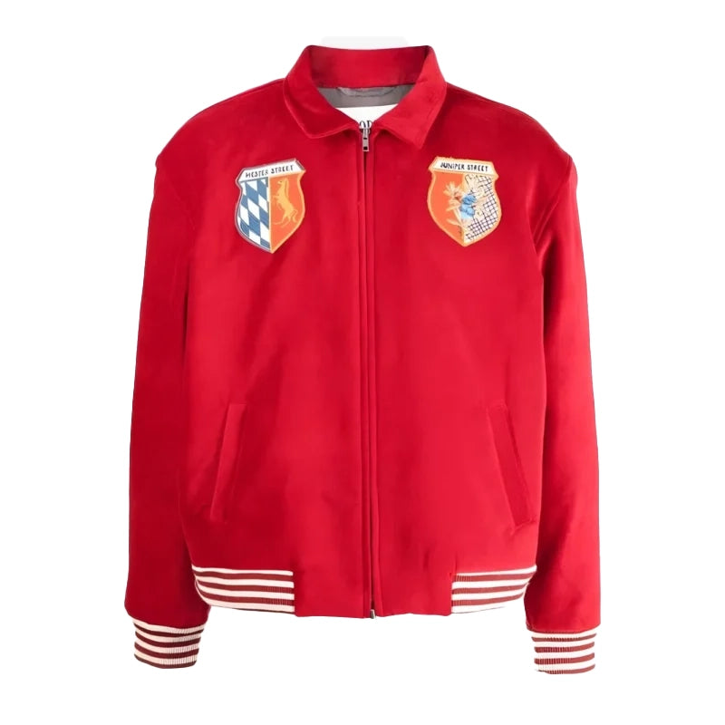 BTS V Bode Wenham Red Souvenir Jacket