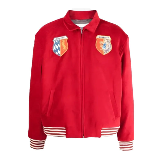 BTS V Bode Wenham Red Souvenir Jacket