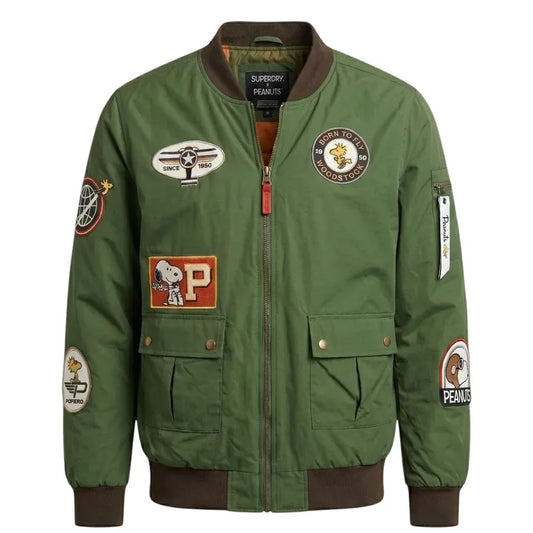 BoxLunch Peanuts Snoopy Flying Ace Bomber Jacket