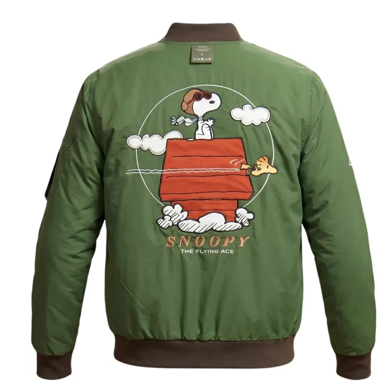 BoxLunch Peanuts Snoopy Flying Ace Bomber Jacket
