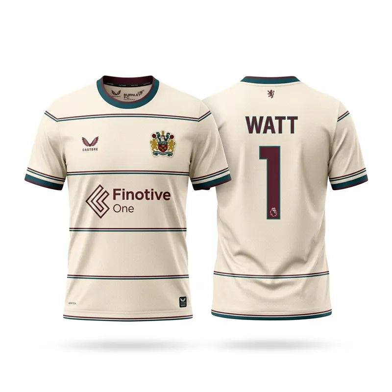 Burnley FC JJ Watt 1 2026-27 Away Castore Jersey