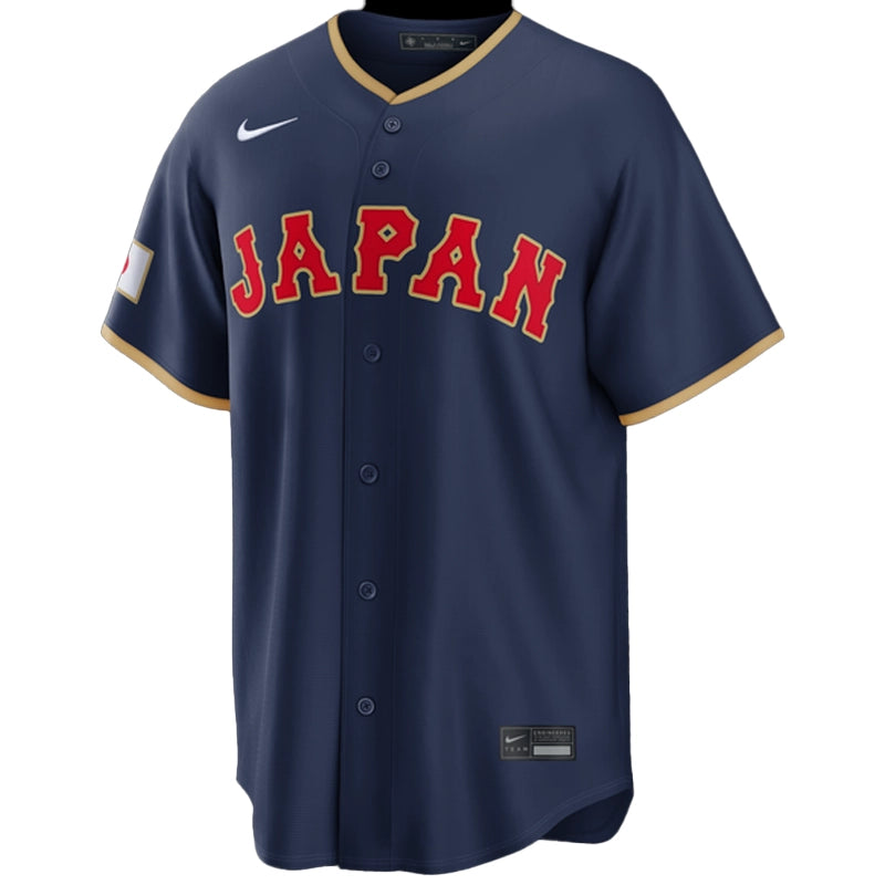 Team Japan Shohei Ohtani Baseball Navy Jersey