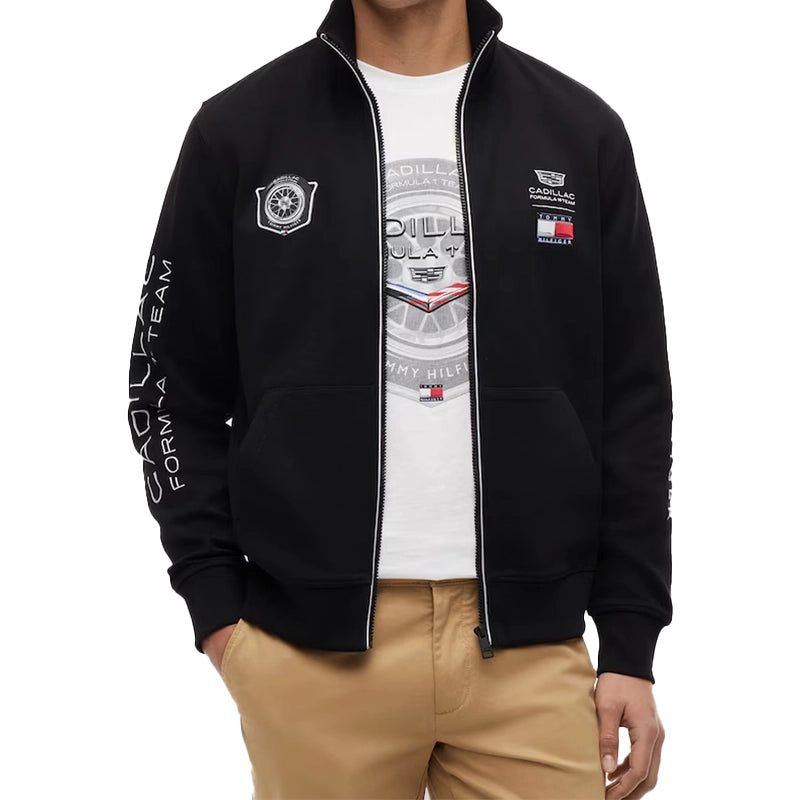 Tommy Hilfiger x Cadillac F1 Team Black Track Jacket