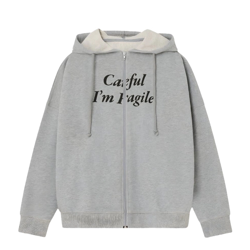 Careful Im Fragile Hoodie