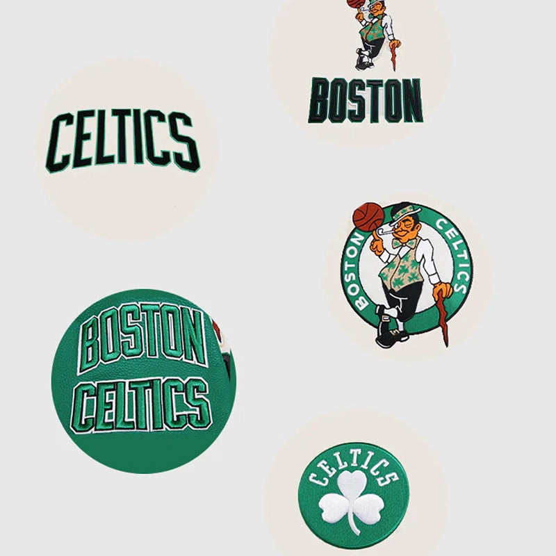 NBA Boston Celtics Men’s Rib Wool Varsity Jacket