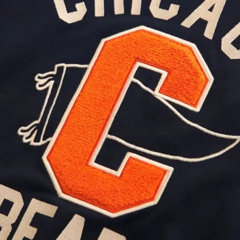 Abercrombie Chicago Bears Mock Neck Sweatshirt
