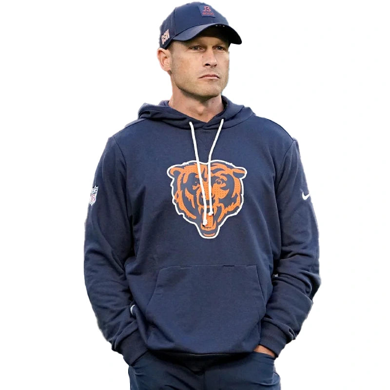Ben Johnson Chicago Bears Sideline Hoodie
