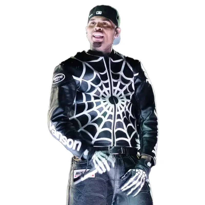 Chris Brown Spider Man Jacket