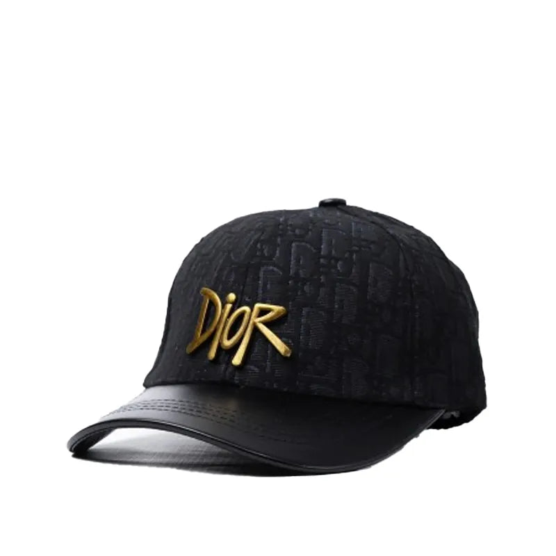Christian Dior Brim Baseball Black Cap