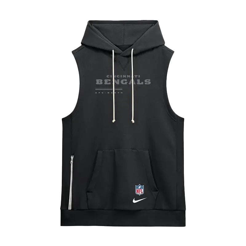 Cincinnati Bengals 2026 Zac Taylor Sideline Sleeveless Hoodie