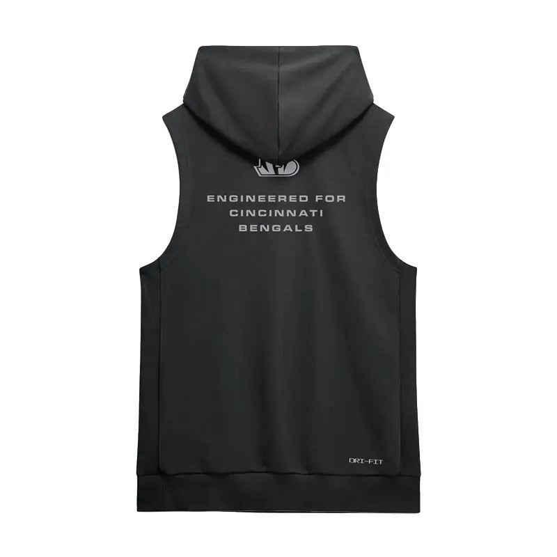 Cincinnati Bengals 2026 Zac Taylor Sideline Sleeveless Hoodie