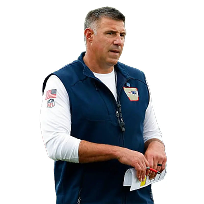 Coach Mike Vrabel 2026 Patriots Vest