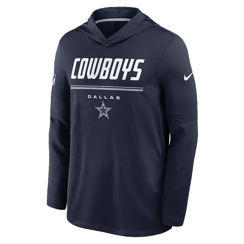 Dak Prescott Preseason 2026 Cowboys Long Sleeve Hooded T-Shirt