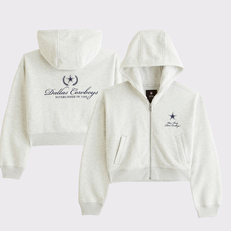 Dallas Cowboys Abercrombie & Fitch Heather Hoodie