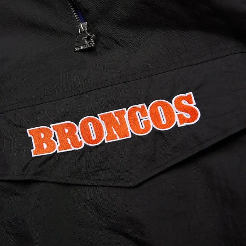 Denver Broncos Starter Blackout Breakaway Jacket