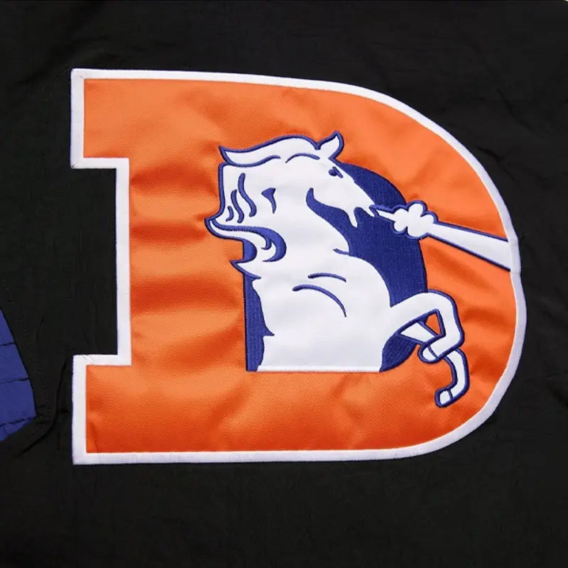 Denver Broncos Starter Blackout Breakaway Jacket