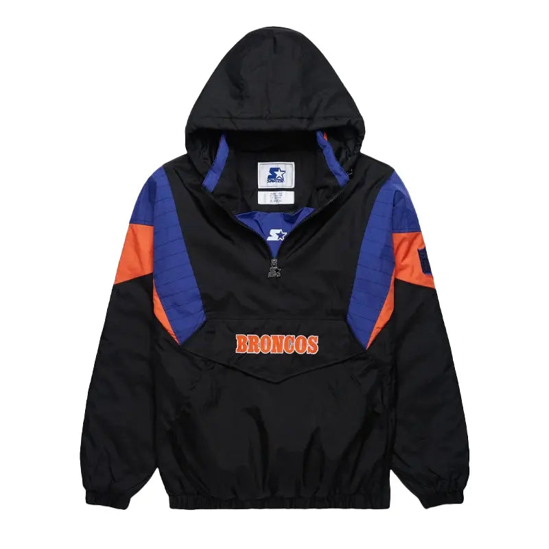 Denver Broncos Starter Blackout Breakaway Jacket