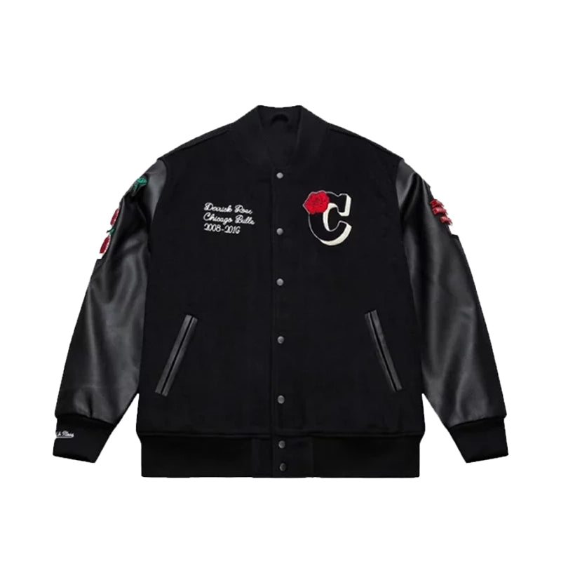 Derrick Rose Chicago Bulls Retirement Letterman Jacket