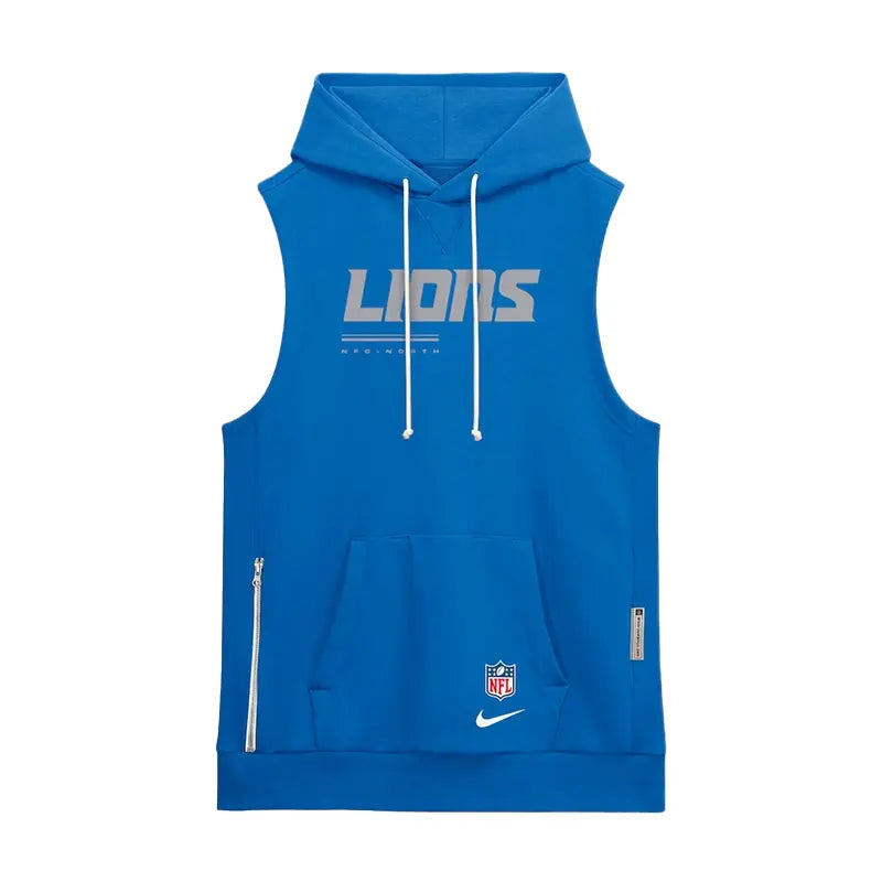 Detroit Lions 2026 Sideline Sleeveless Hoodie