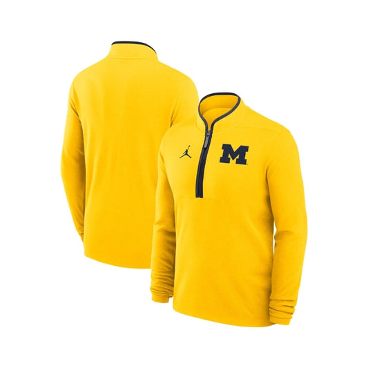 Dusty May Michigan Wolverines Half-Zip Sweatshirt