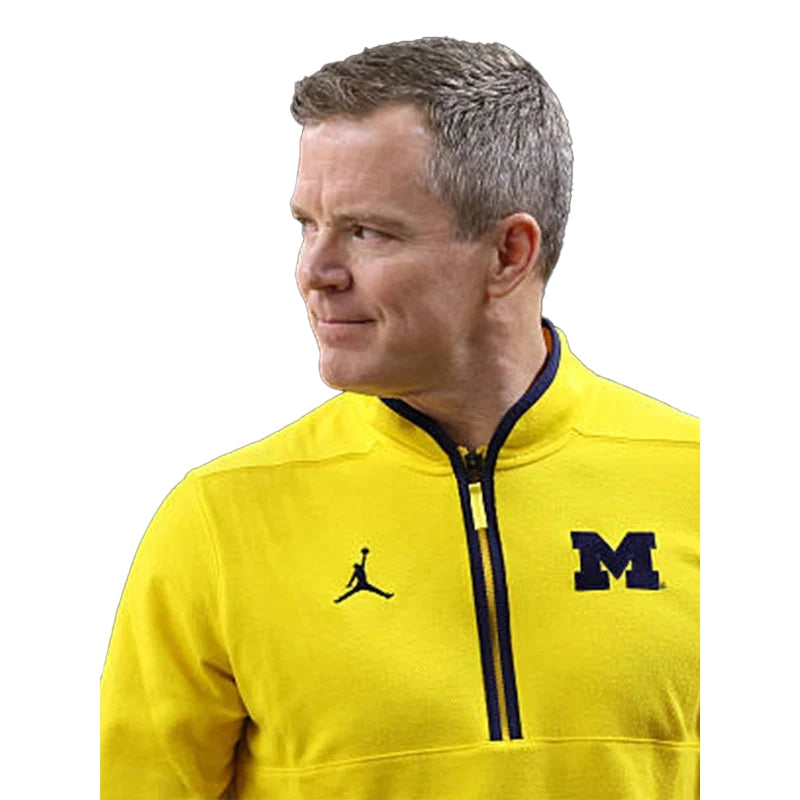 Dusty May Wolverines Quarter-Zip Pullover Jacket