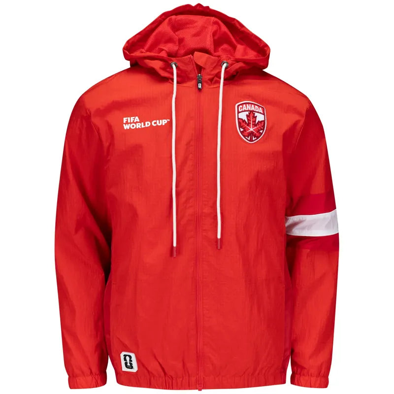 FIFA World Cup 2026 Canada Packable Windbreaker Jacket