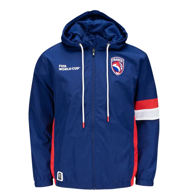 FIFA World Cup 2026 France Packable Windbreaker Jacket