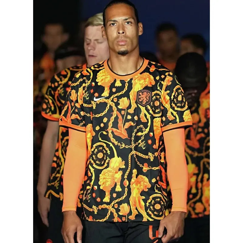 FIFA World Cup 2026 Team Netherlands Printed Jersey