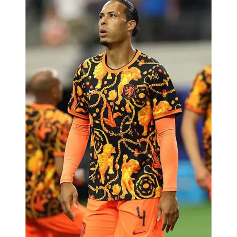 FIFA World Cup 2026 Team Netherlands Printed Jersey