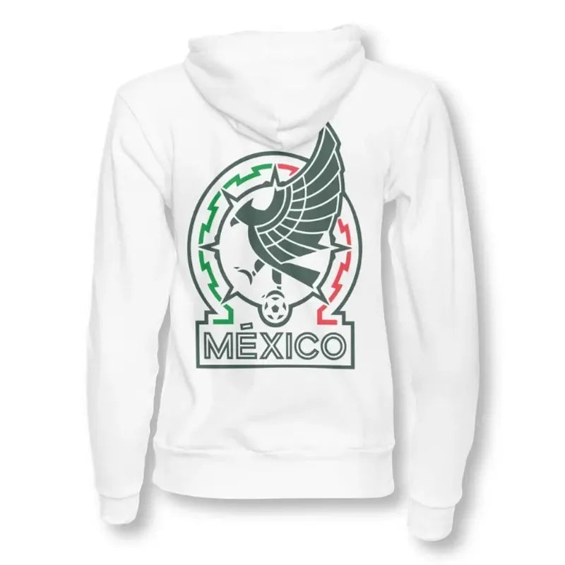 FIFA World Cup Mexico Football Team White Hoodie
