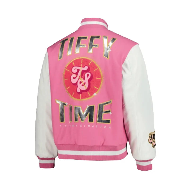 Tiffy Fanatics Fest NYC 2026 Pink Varsity Jacket
