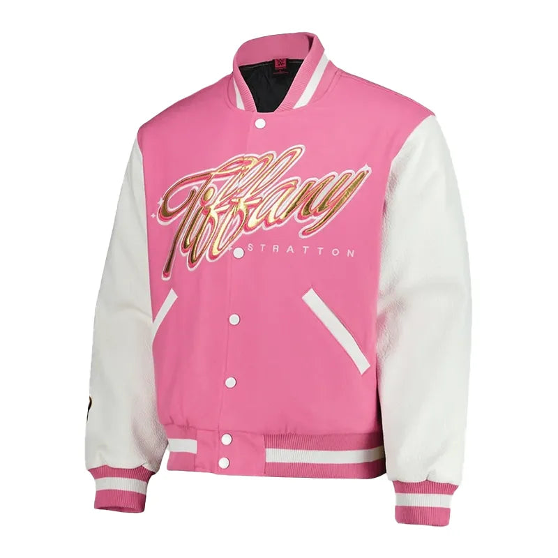 Tiffy Fanatics Fest NYC 2026 Pink Varsity Jacket