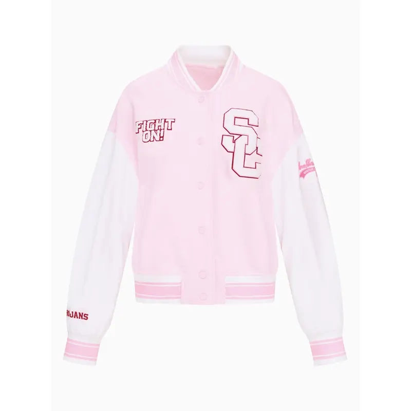 Fanatics x LoveShackFancy Southern California Varsity Jacket