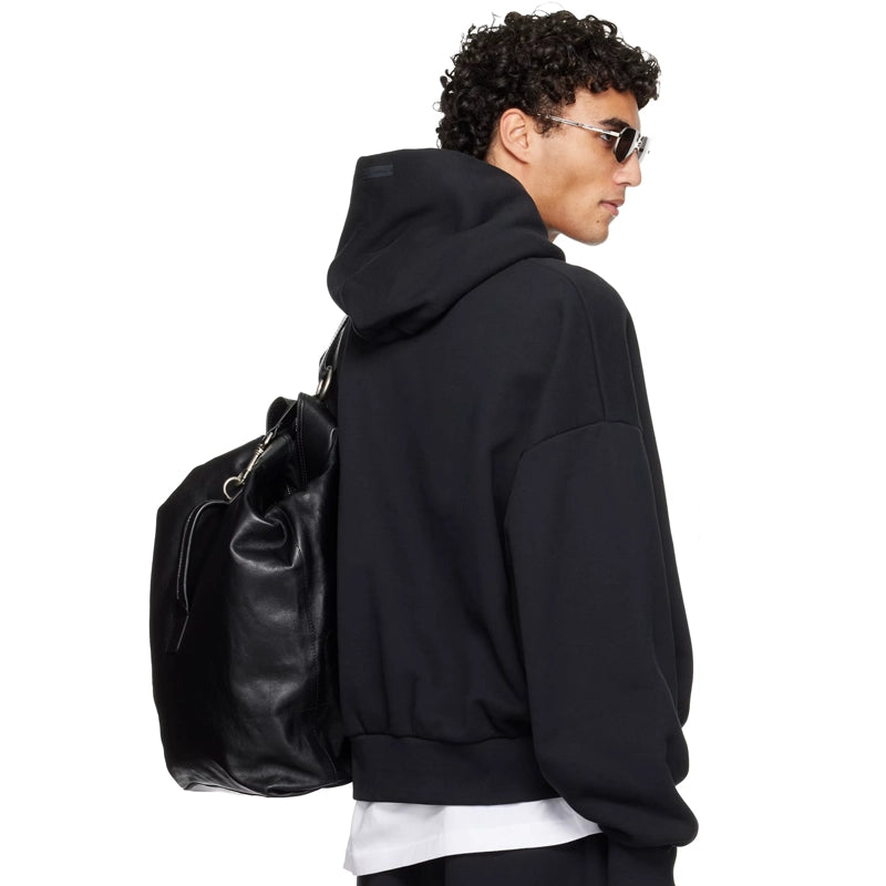Fear of God ESSENTIALS Black Holiday Classic Hoodie