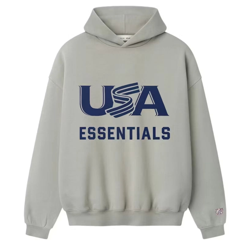 Fear of God Essentials USA Baseball Sport Hoodie