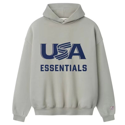 Fear of God Essentials USA Baseball Sport Hoodie
