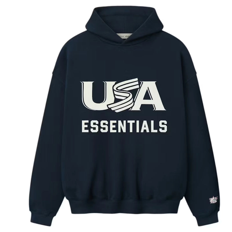 Fear of God Essentials USA Baseball Sport Hoodie