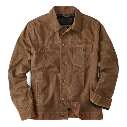 Flint And Tinder Waxed Trucker Jacket