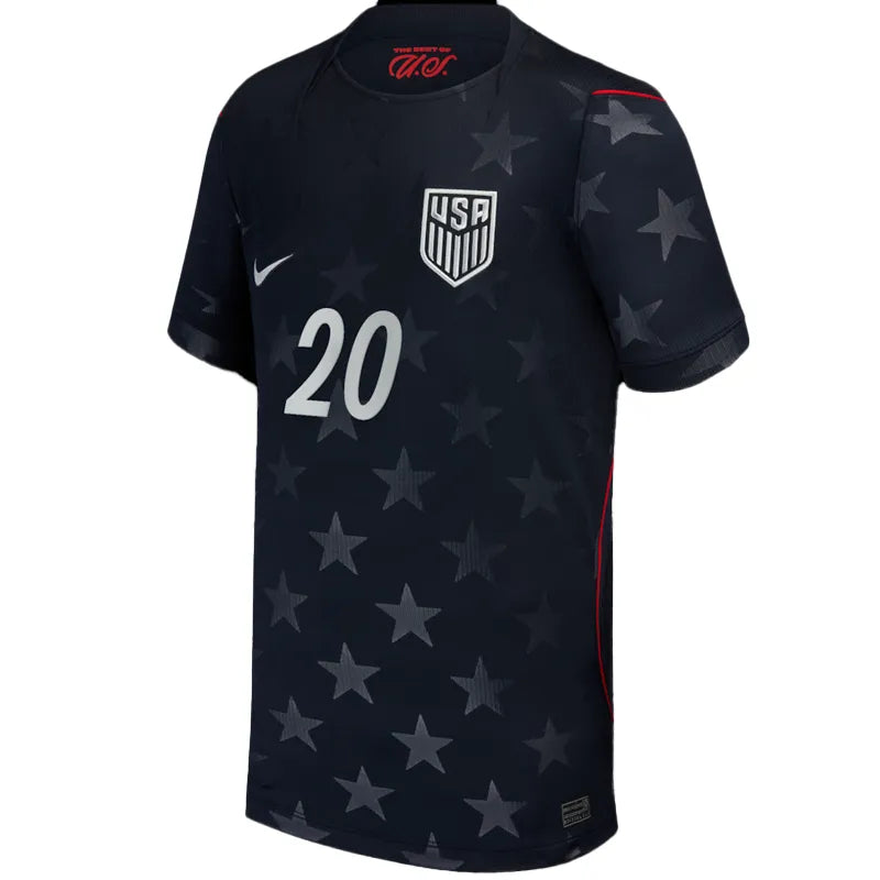 Folarin Balogun USMNT Nike Youth 2026 Away Stadium Jersey