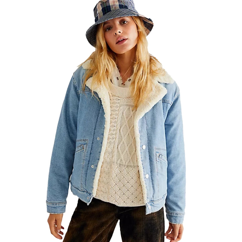 Free People Off-the Grind Sherpa Jacket